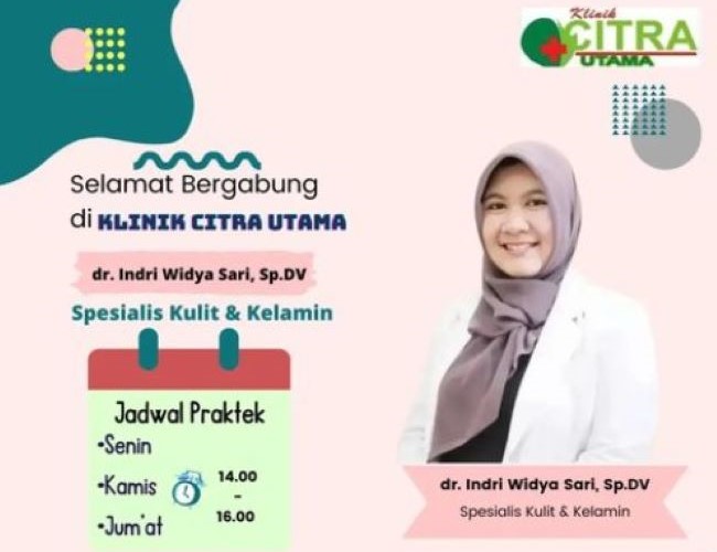 dr Indry Indri Widya Sari SP DV Dokter Kulit Palembang : Gambar dari Klinik