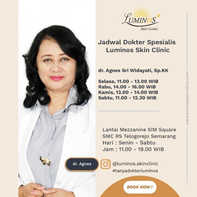 dr. Agnes Sri Widayati, Sp.KK Dokter Kulit Semarang : Gambar dari Luminos Skin Clinic Site