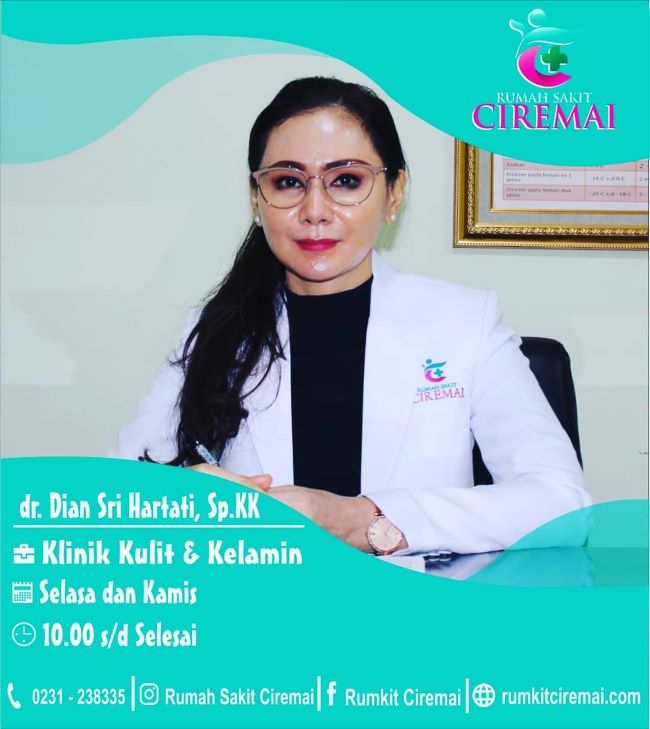 Dr. Dian Sri Hartati, SpKK Dokter Kulit Cirebon : Gambar dari Facebook