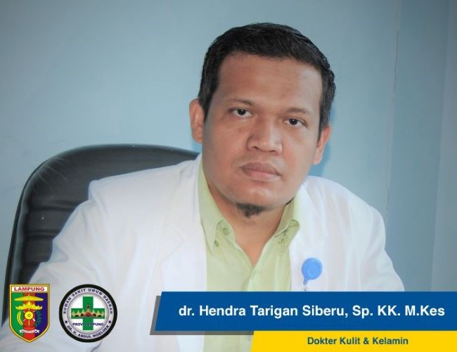 dr. Hendra Tarigan Sibero, Sp.KK, FINSDV Dokter Kulit di Bandar Lampung : Gambar dari RSUDAM Site