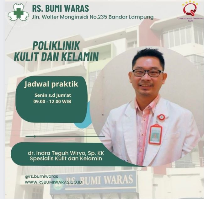 dr. Indra Teguh Wiryo, Sp.KK Dokter Kulit di Bandar Lampung : Gambar dari Instagram