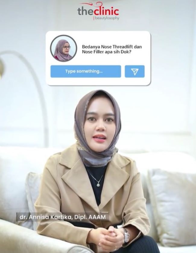 dr. Annisa Kartika Dipl. AAAM Dokter Kulit Jakarta Barat : Gambar dari The Clinic Beautylosophy Instagram