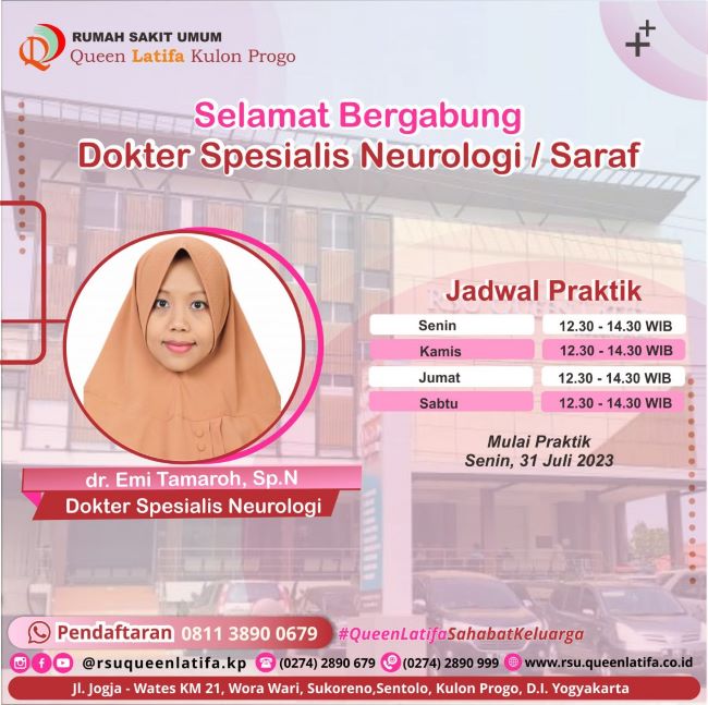 dr. Emi Tamaroh, Sp.N Dokter Saraf Jogja : Gambar dari Rumah Sakit Umum Queen Latifa