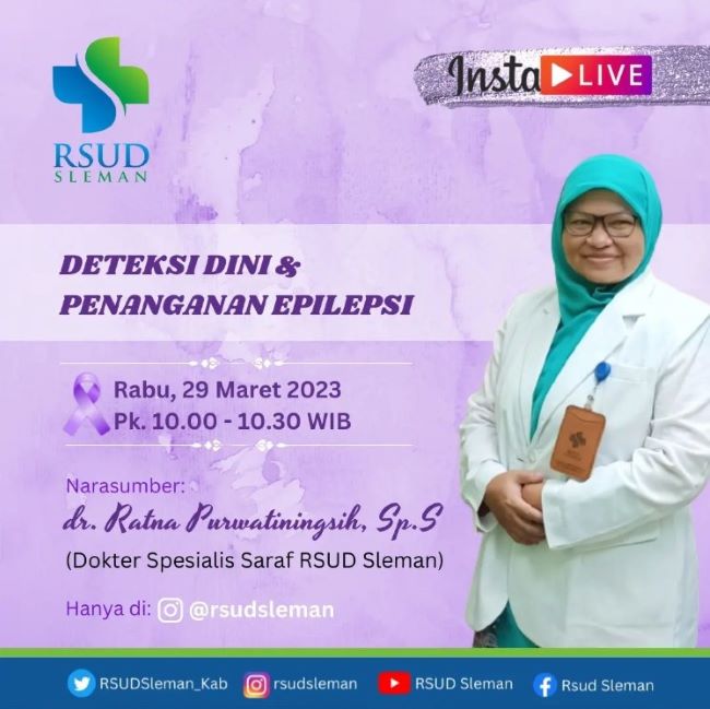 dr. Ratna Purwatiningsih, Sp.S Dokter Saraf Jogja : Gambar dari RSUD Sleman Instagram