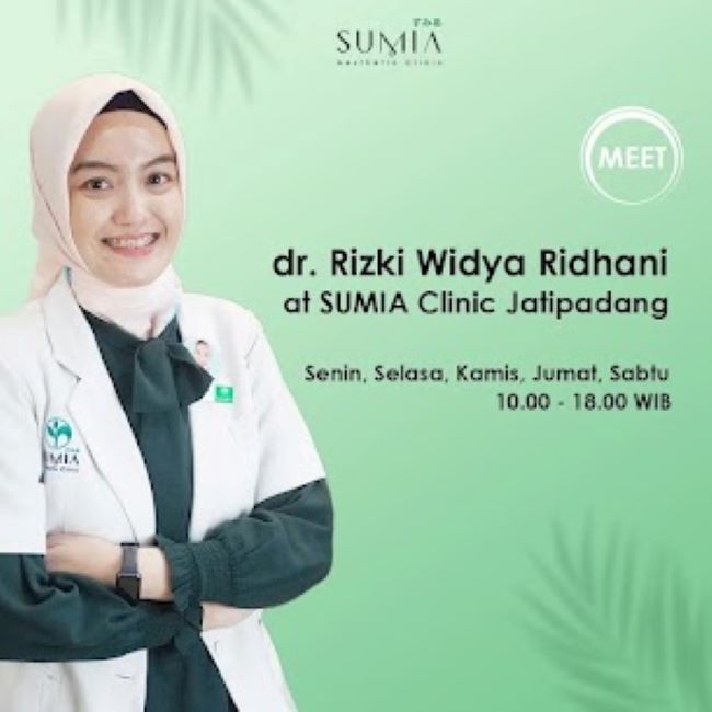 dr. Rizky Widya Ridhani Aesthetic Doctor Dokter Kulit Jakarta Selatan : Gambar dari Sumia Aesthetic Clinic Instagram