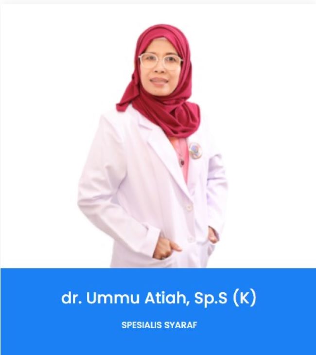 dr. Ummu Atiah, Sp.S (K) Dokter Saraf di Makassar : Gambar dari RSUD Labuang Baji Site