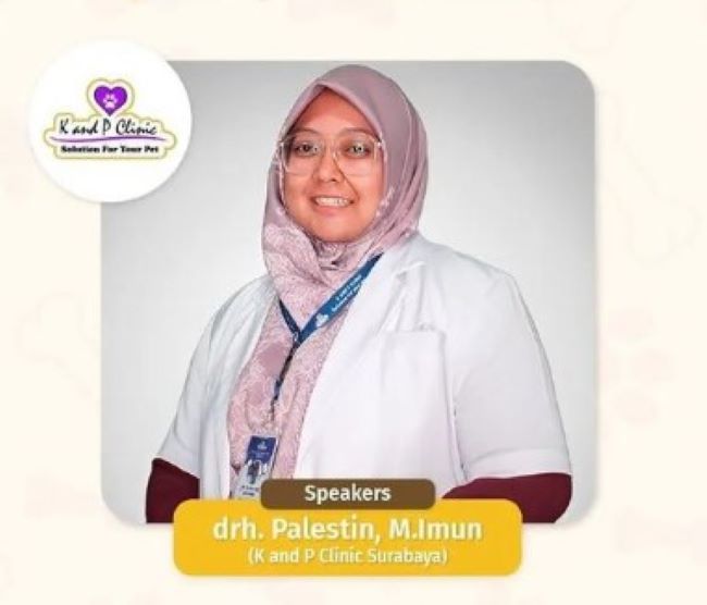 drh. Palestin M. Imun Dokter Hewan Surabaya : Gambar dari K and P Clinic Instagram